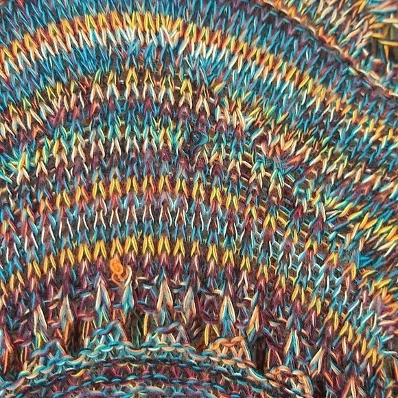 CANYON River Blues Rainbow Knit Oversized Crop Top - Picture 4 of 7